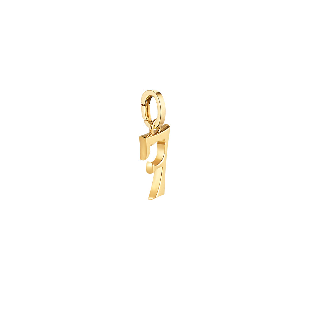 17.5mm Number pendant 7