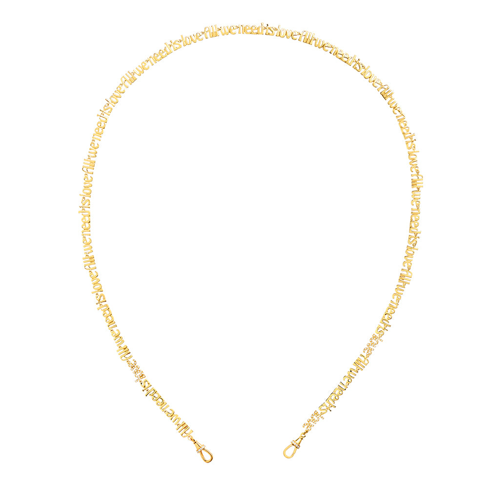All we need is love chain 57cm