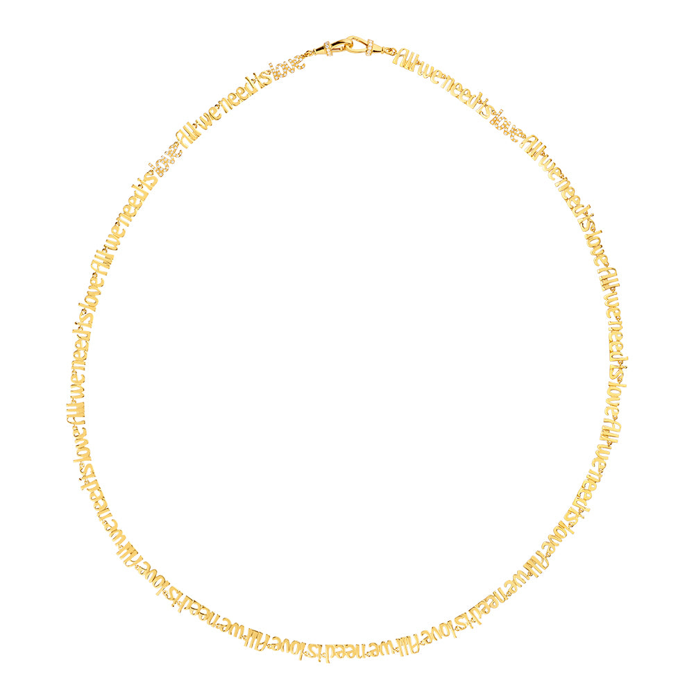 All we need is love chain 57cm