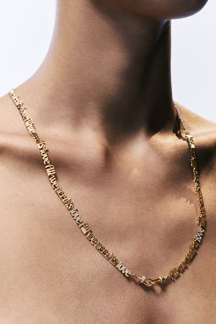 All we need is love chain 57cm