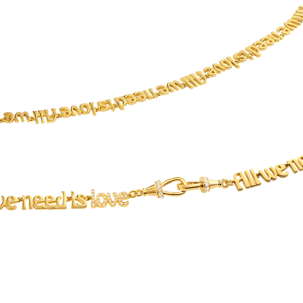 All we need is love chain 57cm