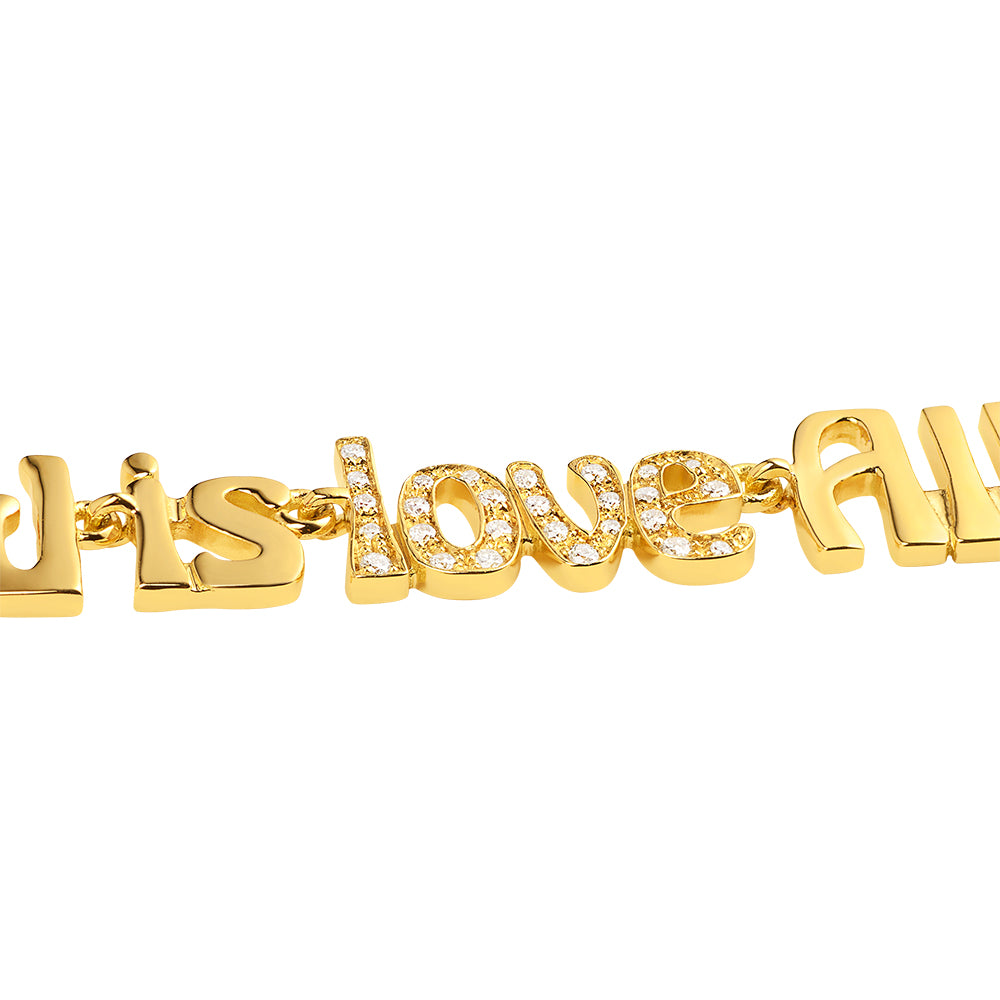 All we need is love chain 57cm