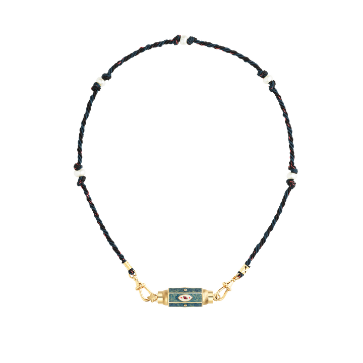 Green Evil eye baby locket