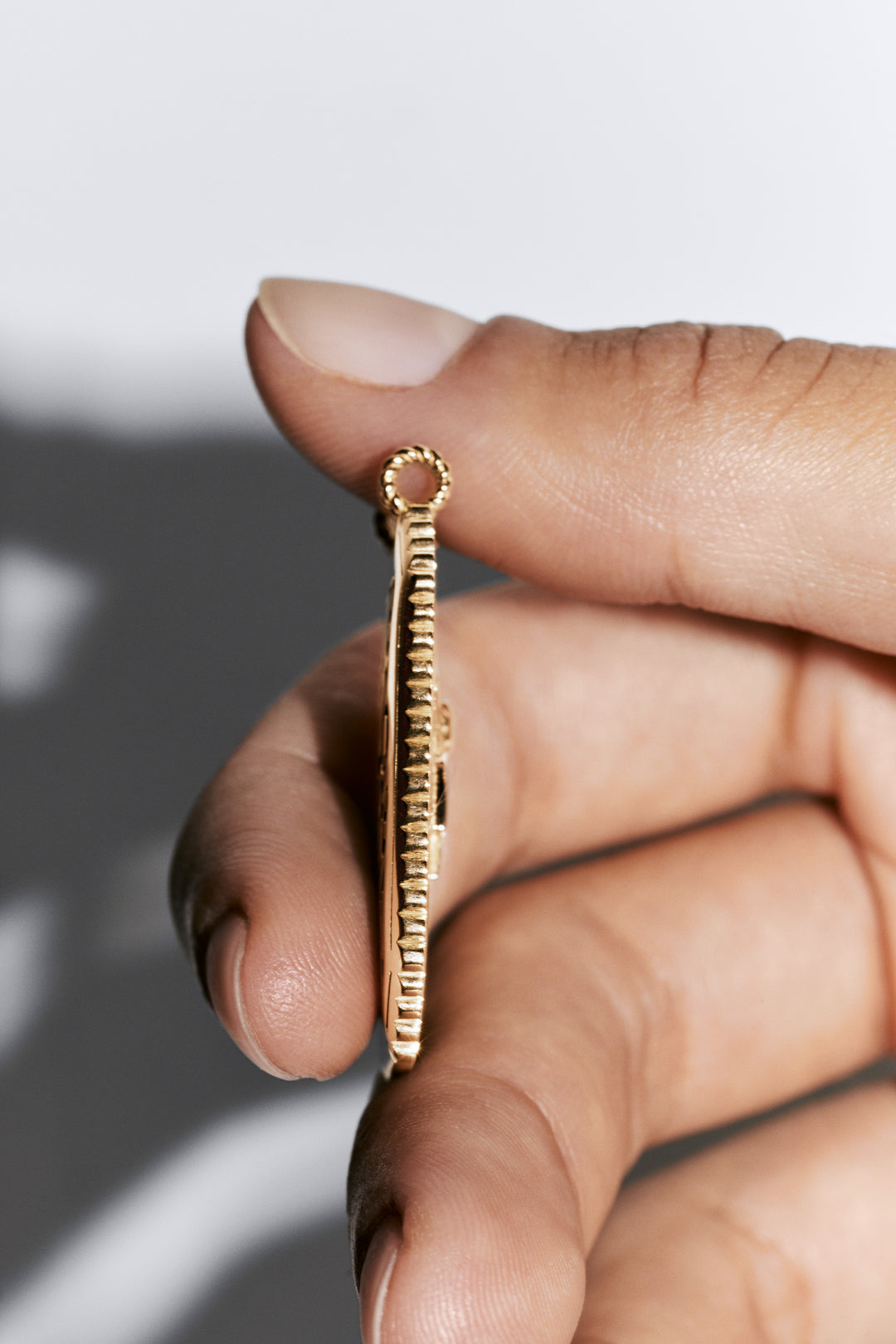 Love you to the moon 34mm scapular on 51cm Spiga chain