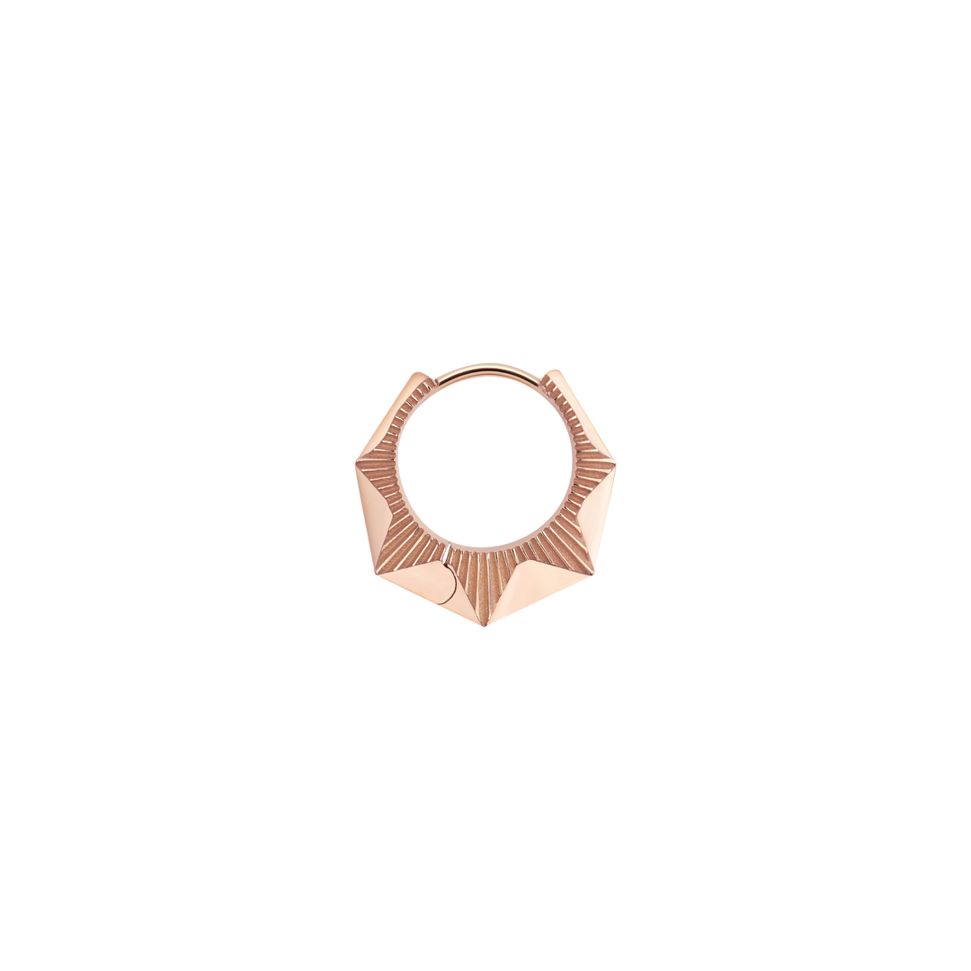 Rose gold PM NYC earring