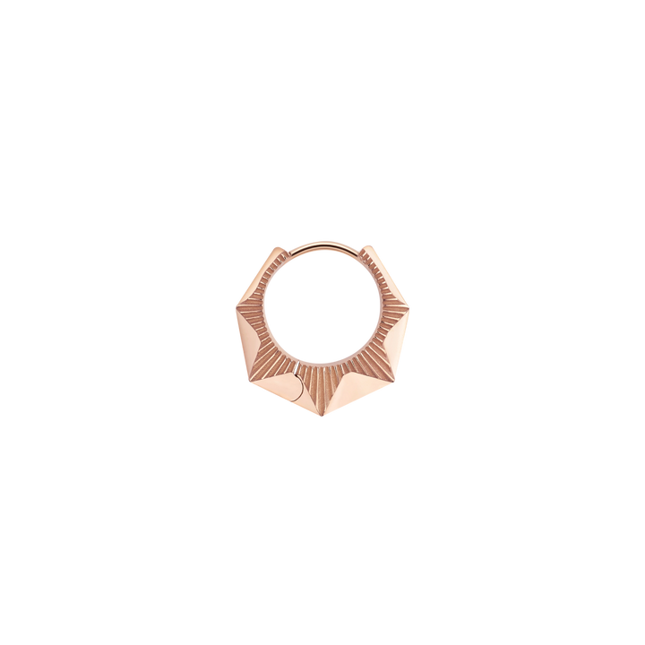 Rose gold PM NYC earring