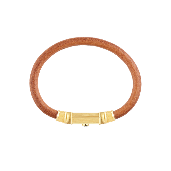 Natural Lasso YG Locket bracelet with Diamond