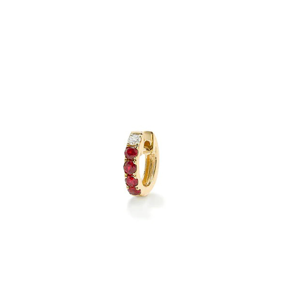 Orb Hoop Medium Ruby