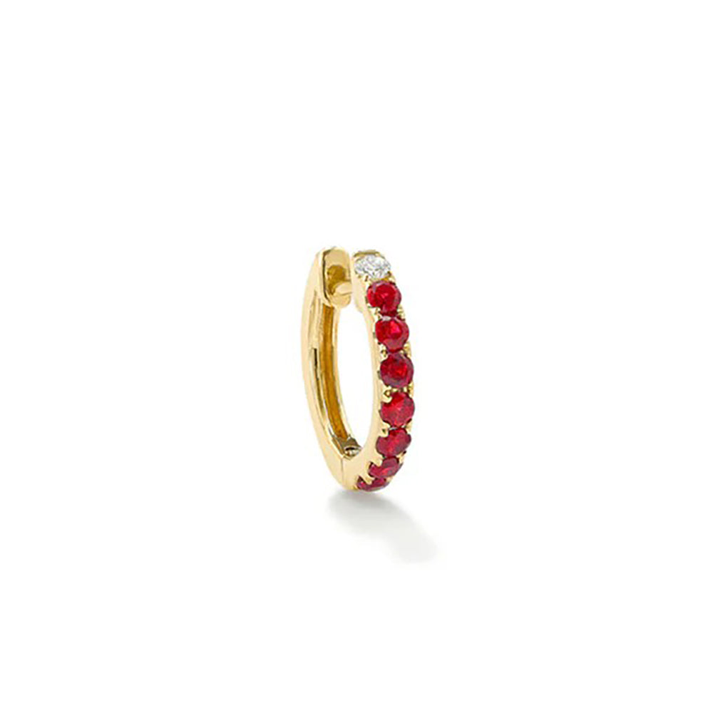Orb Hoop Large Ruby