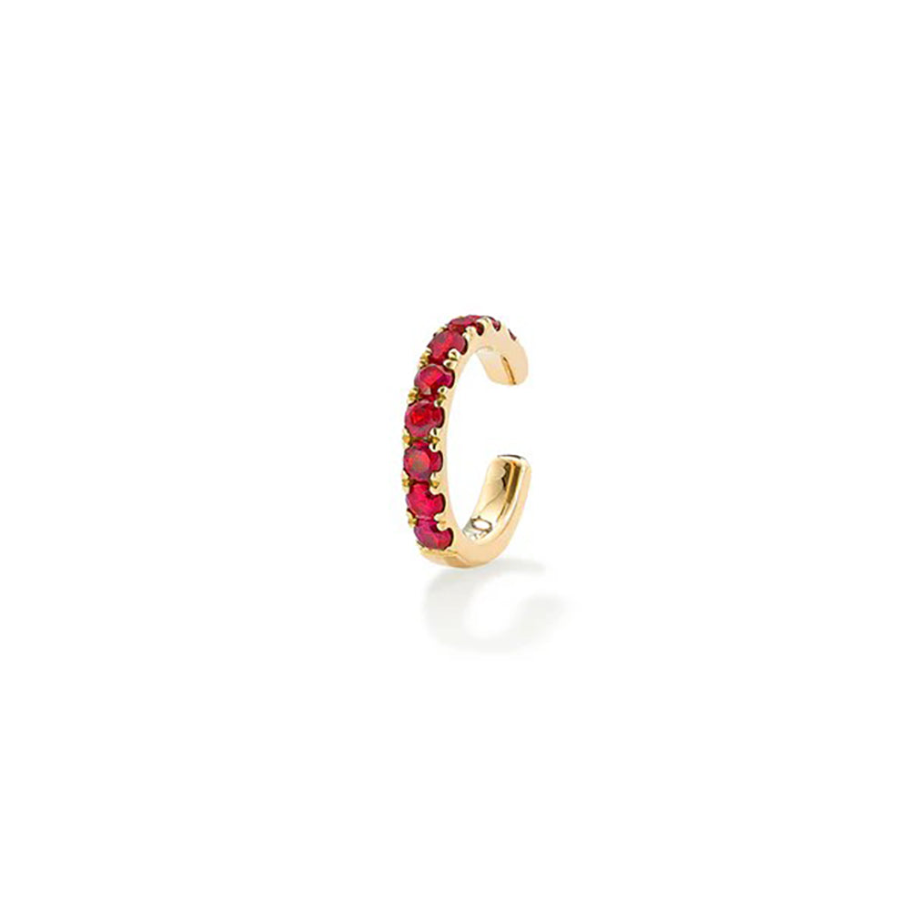 Orb Earcuff Medium Ruby
