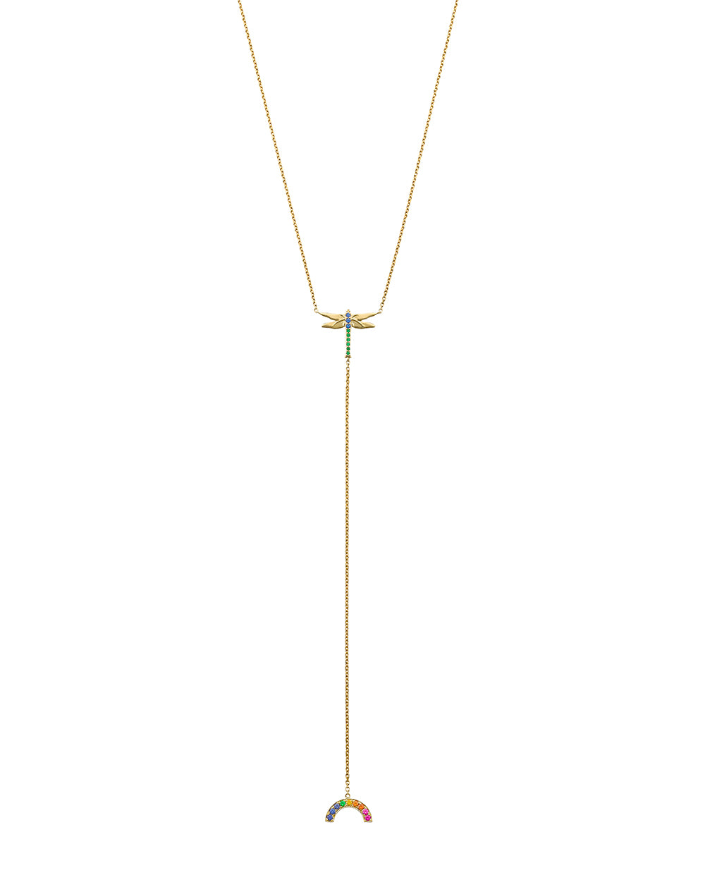 Chakra Necklace SolarPlexus(Dragonfly/Rainbow)