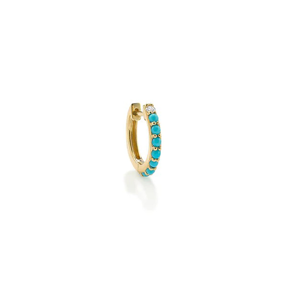 Orb Hoop Large Turquoise