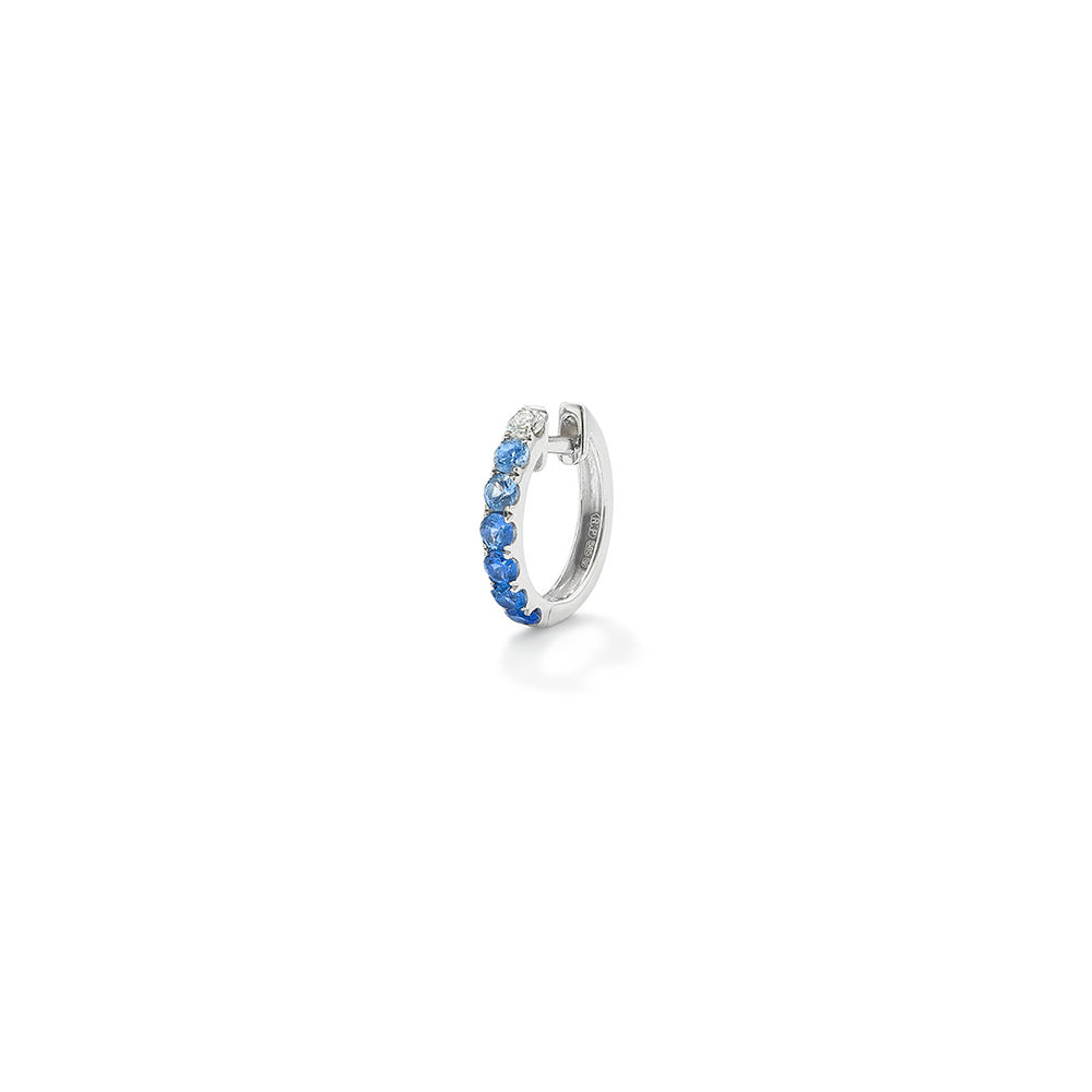 Orb Hoop Midi WG Blue Sapphire