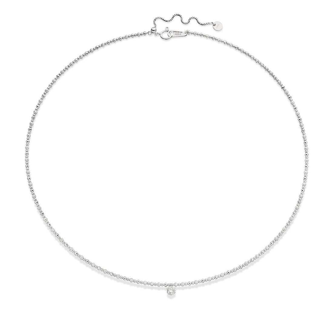 Rock Diamond Necklace WG