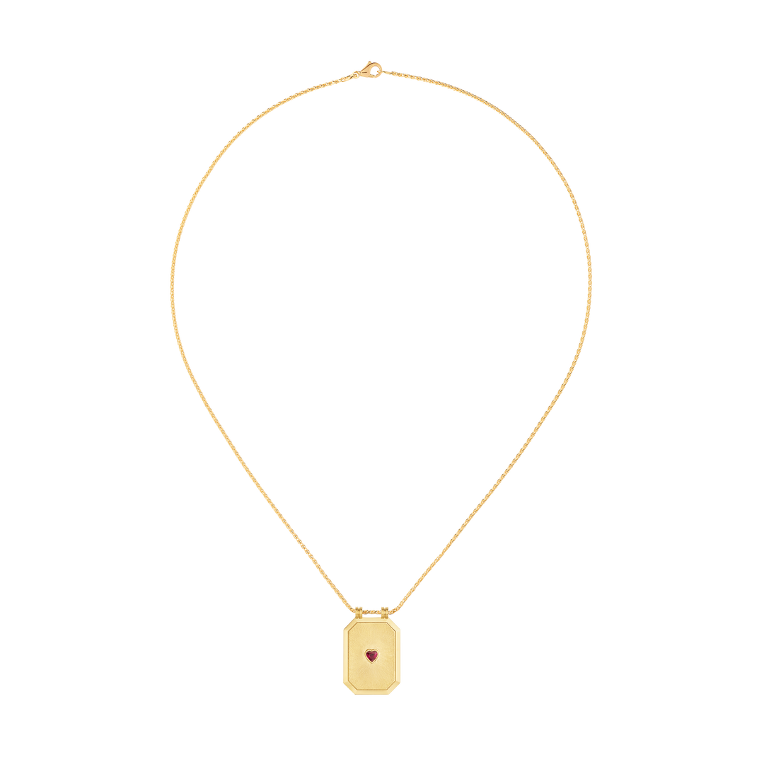 Love 26mm scapular on 44cm Spiga chain