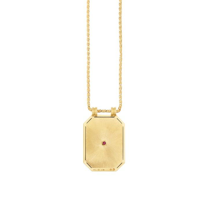 Love 26mm scapular on 44cm Spiga chain