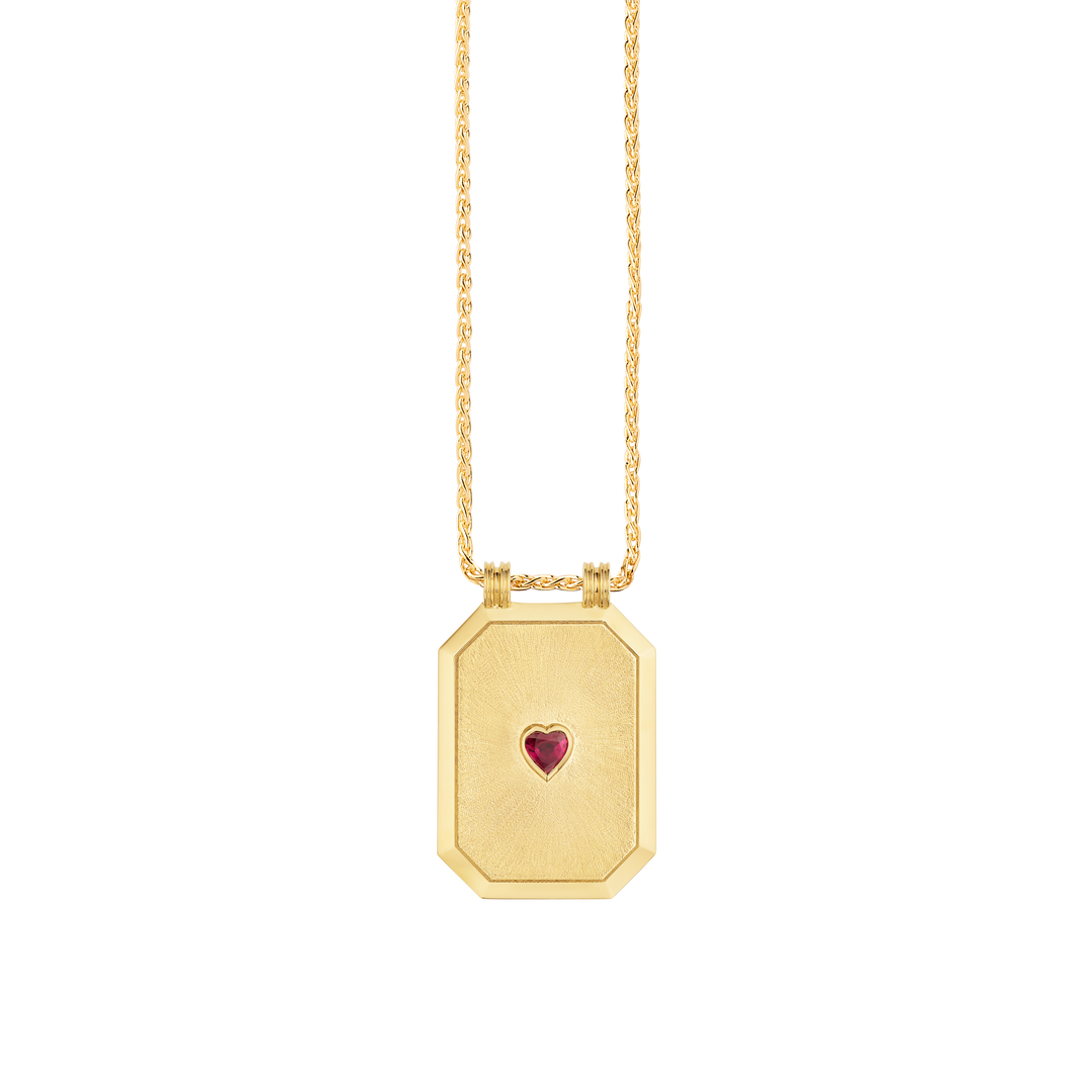 Love 26mm scapular on 44cm Spiga chain