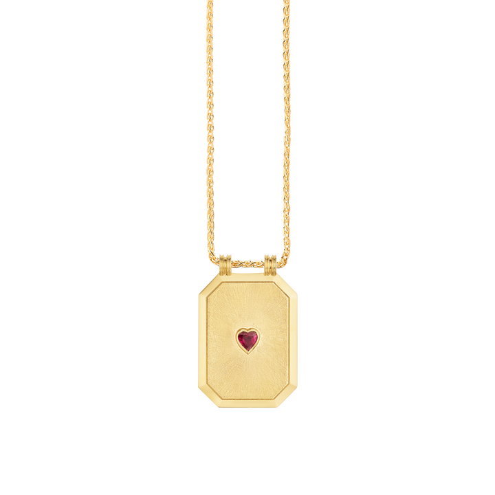 Love 26mm scapular on 44cm Spiga chain